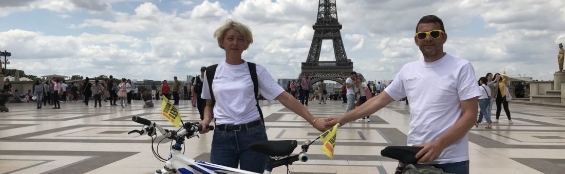 Maillot jaune du challenge Au Boulot à Vélo